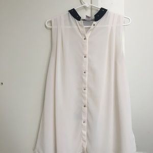 White Long Blouse